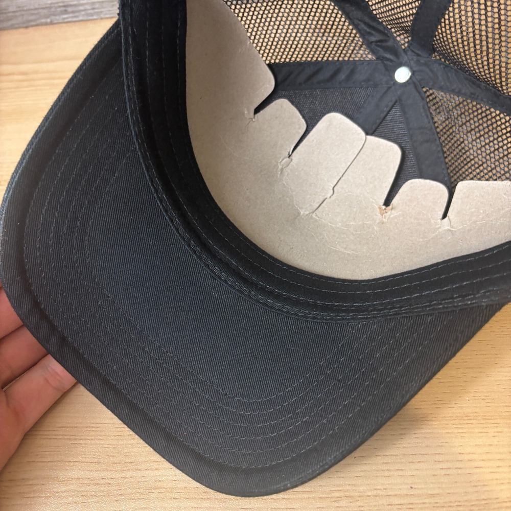 Port Authority Hat Cap Strap Back Black Blank Mesh Back Adjustable - Picture 7 of 9